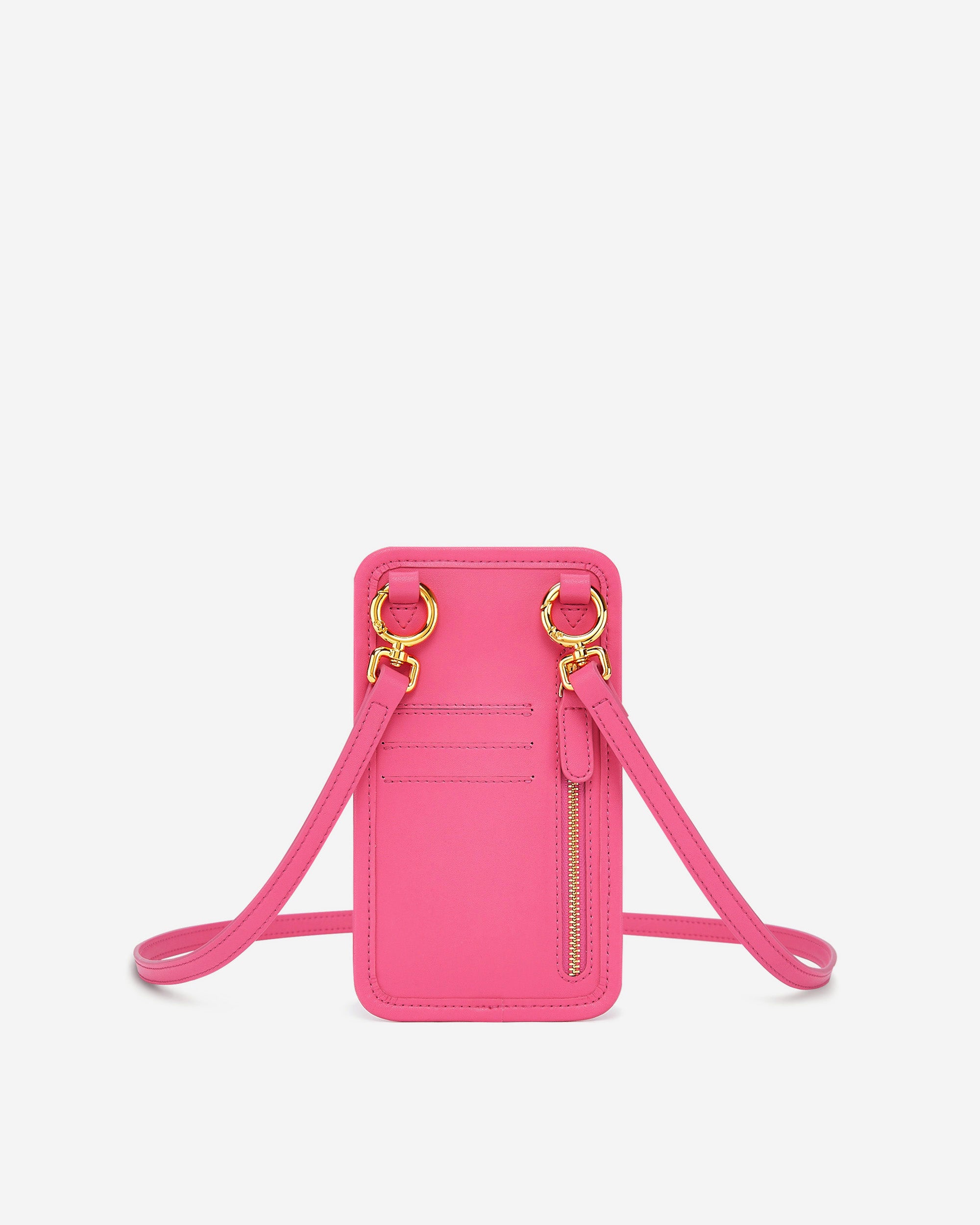 Aylin Canvas Phone Bag - Rose Red