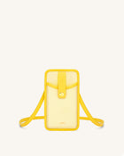 Aylin Canvas Phone Bag - Yellow