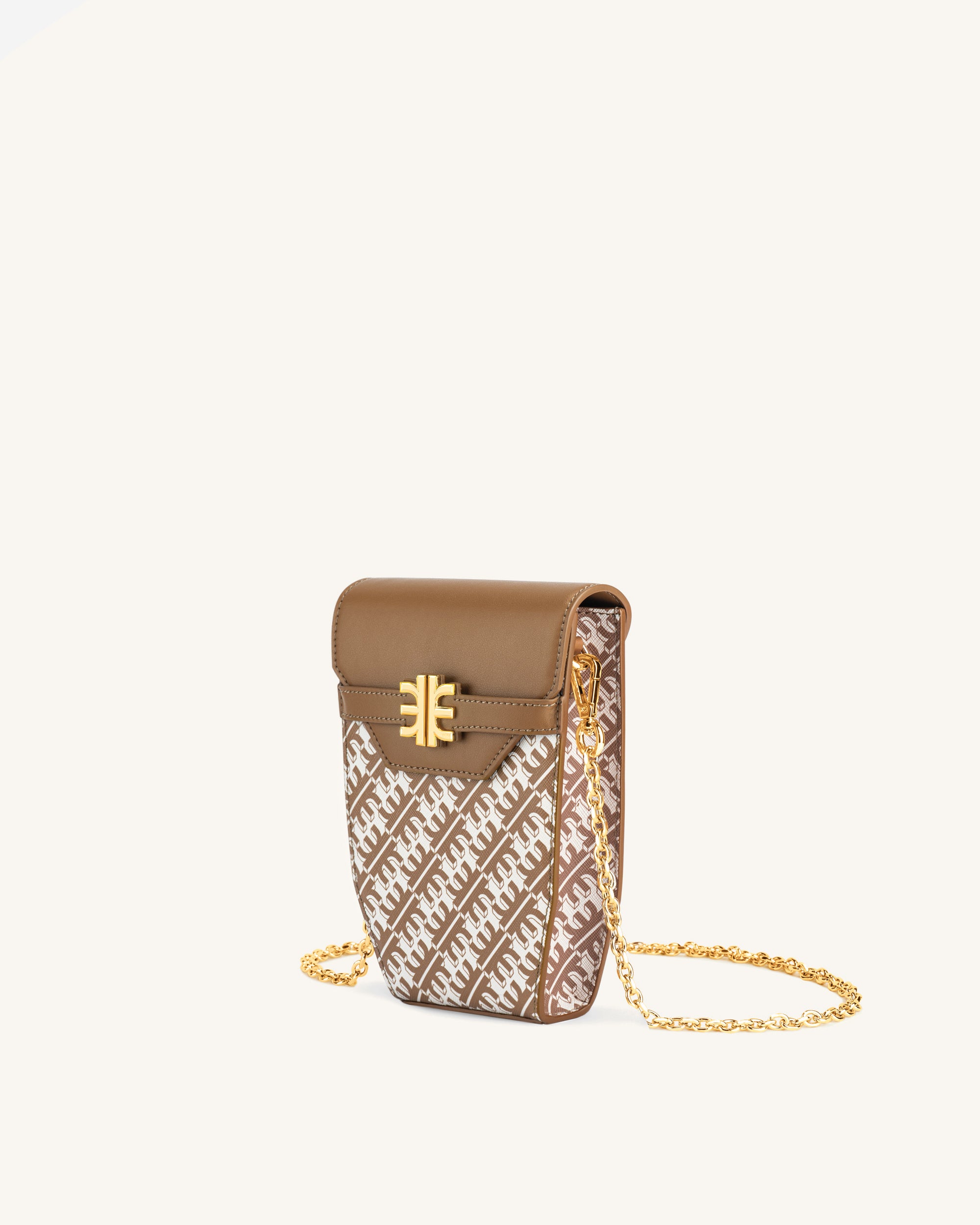 FEI Chain Phone Case - Brown