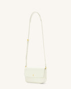 Debby Flap Crossbody  Bag - White
