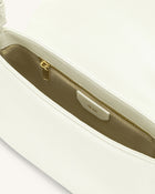 Debby Flap Crossbody  Bag - White