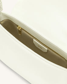 Debby Flap Crossbody  Bag - White