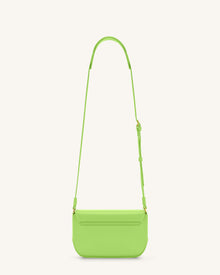 Debby Flap Crossbody  Bag - Lime Green