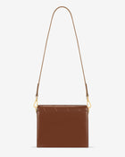 Mira Mini Flap Bag - Brown