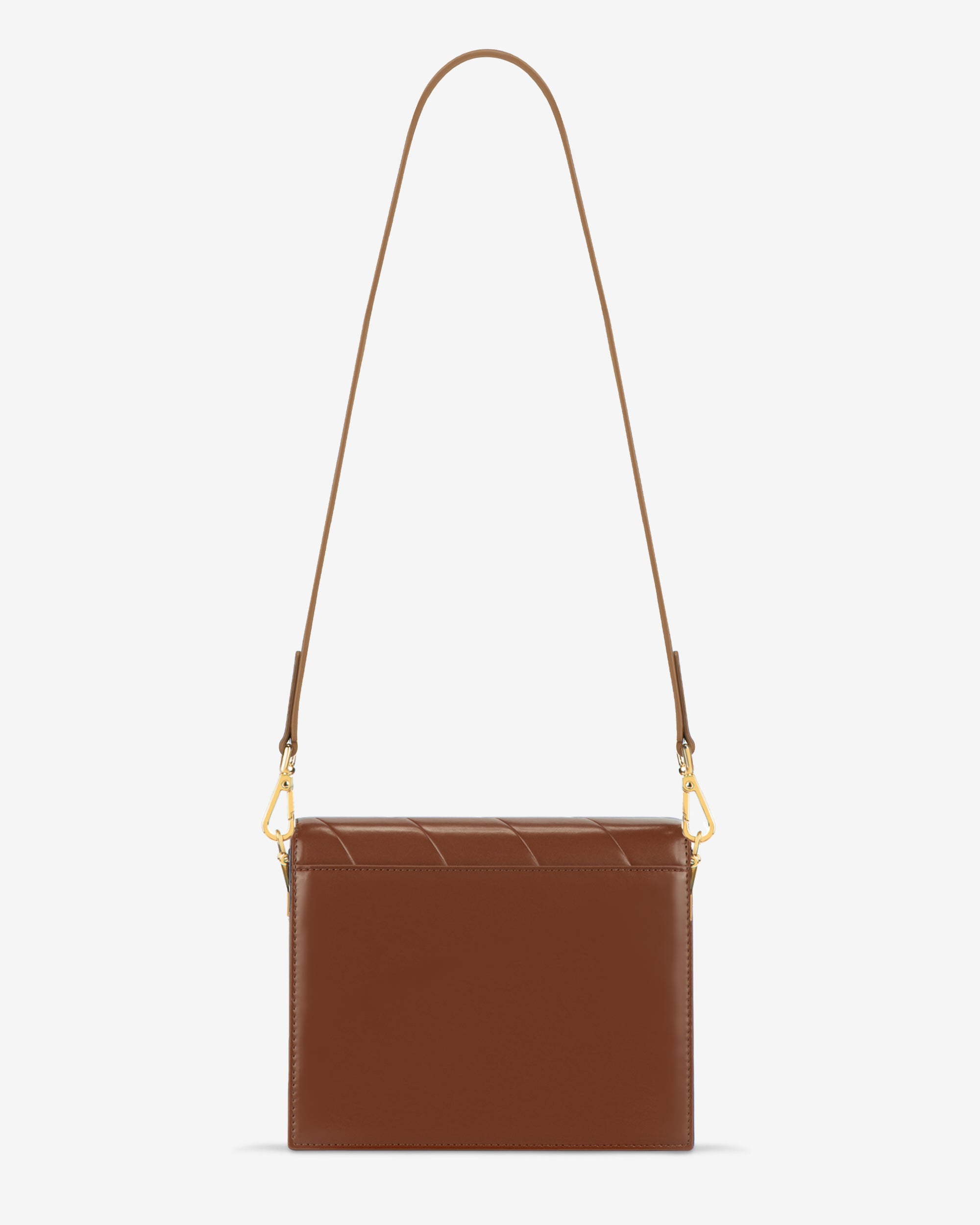 Mira Mini Flap Bag - Brown