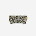 Quinn Glasses Case - Natural Snake Embossed