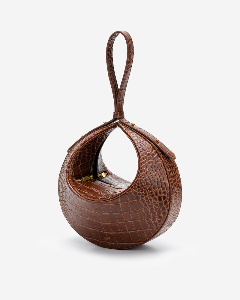 Rantan Bag - Brown Croc