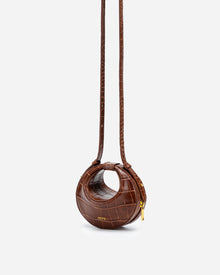 Rantan Super Mini Bag - Brown Croc