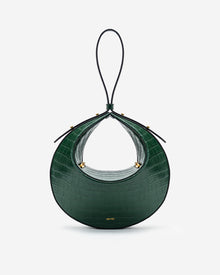 Rantan Bag - Dark Green Croc