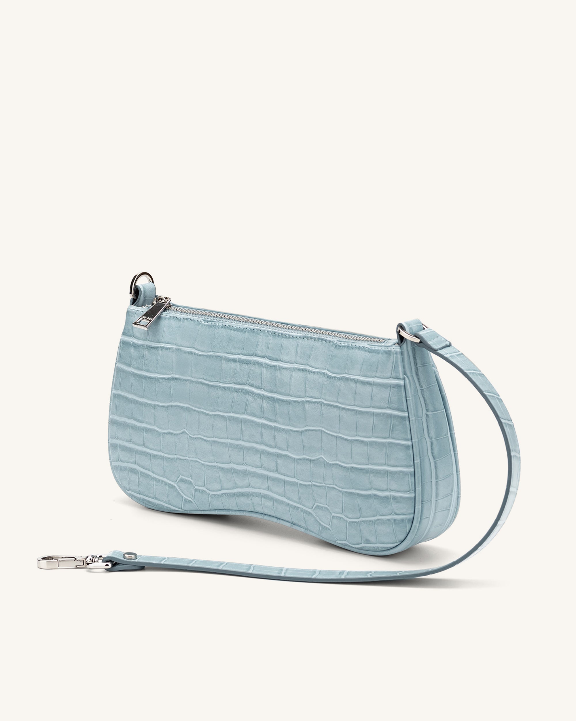 Eva Shoulder Handbag - Ice Croc