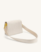 Mini Flap Crossbody - Ivory Lizard