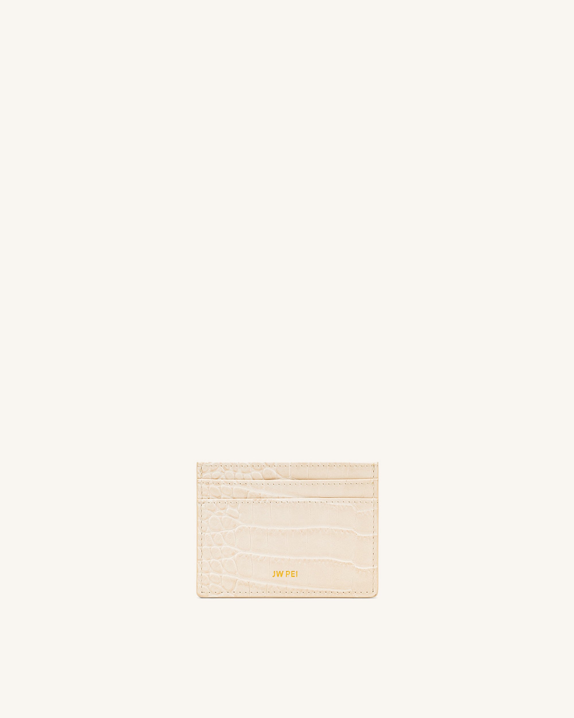 The Card Holder - Ivory Croc