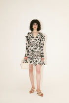 Rylee Pleated Drawstring Top Handle Bag - Off White