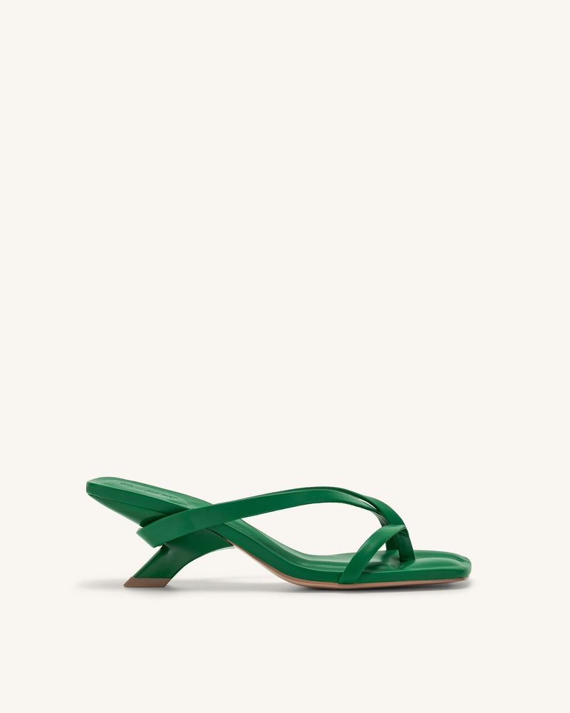 Maeve Strappy Mule - Green