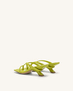 Maeve Strappy Mule - Lime Green