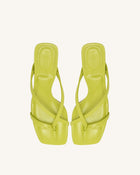 Maeve Strappy Mule - Lime Green