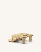 Talia Puffed Sandal - Butter