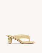 Talia Puffed Sandal - Butter