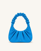 Gabbi Ruched Hobo Handbag - Lake Blue