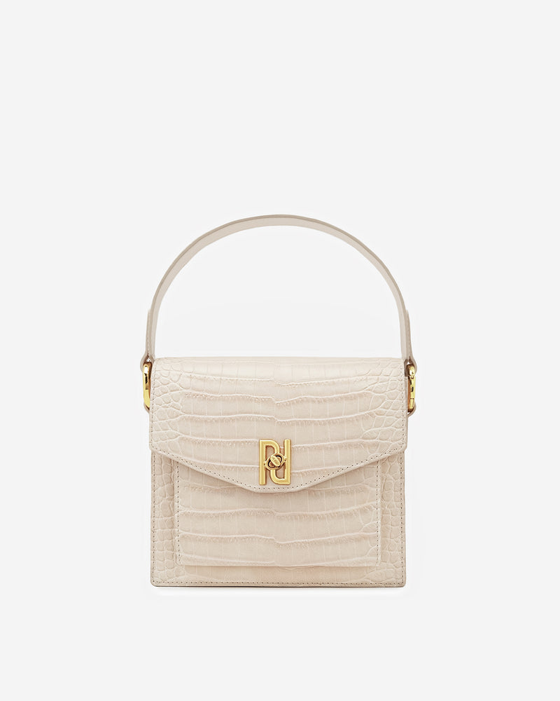 Lucy Bag - Ivory Croc