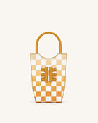 FEI Gradient Checkerboard Phone Bag - Orange