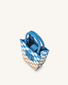 FEI Gradient Checkerboard Phone Bag - Lake Blue & Orange