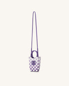 FEI Gradient Checkerboard Phone Bag - Purple