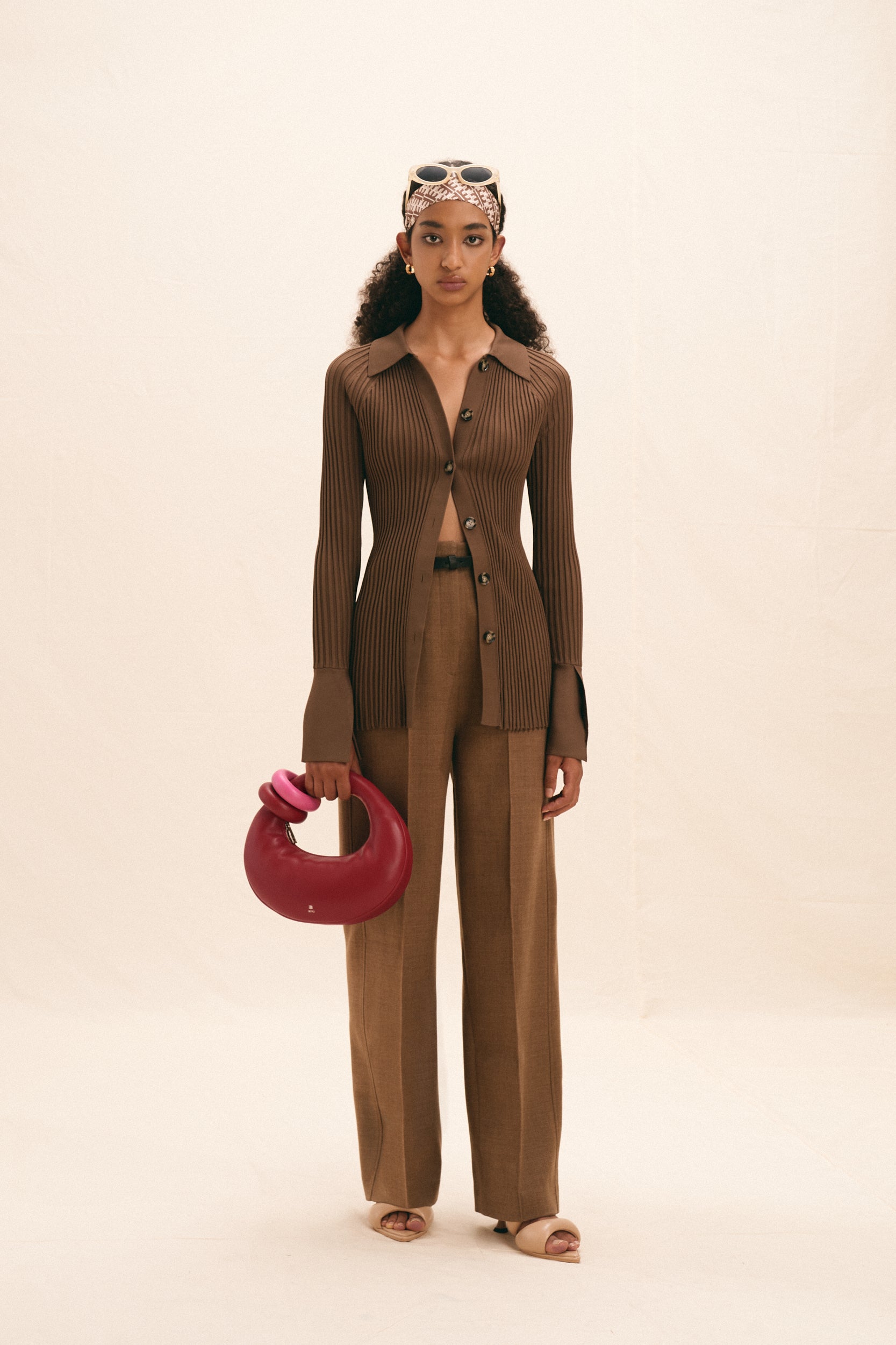 Abacus Top Handle Bag - Chili