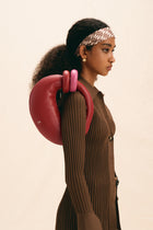 Abacus Top Handle Bag - Chili