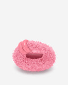 Abacus Faux Fur Top Handle Bag - Pink