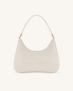 Ruby Shoulder Bag - White Croc