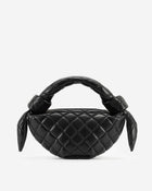 Croissant Top Handle Bag - Black