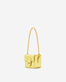 Square Mini Box - Light Yellow Croc