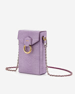 Lola Gradient Chain Phone Case - Purple Lizard