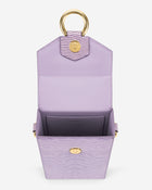 Lola Gradient Chain Phone Case - Purple Lizard