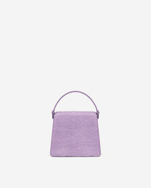 Fae Mini Top Handle Bag - Purple Lizard