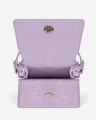 Fae Mini Top Handle Bag - Purple Lizard