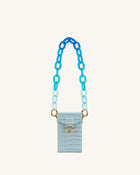 Mya Gradient Acrylic Chain Strap - Blue