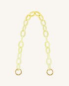 Mya Gradient Acrylic Chain Strap - Yellow