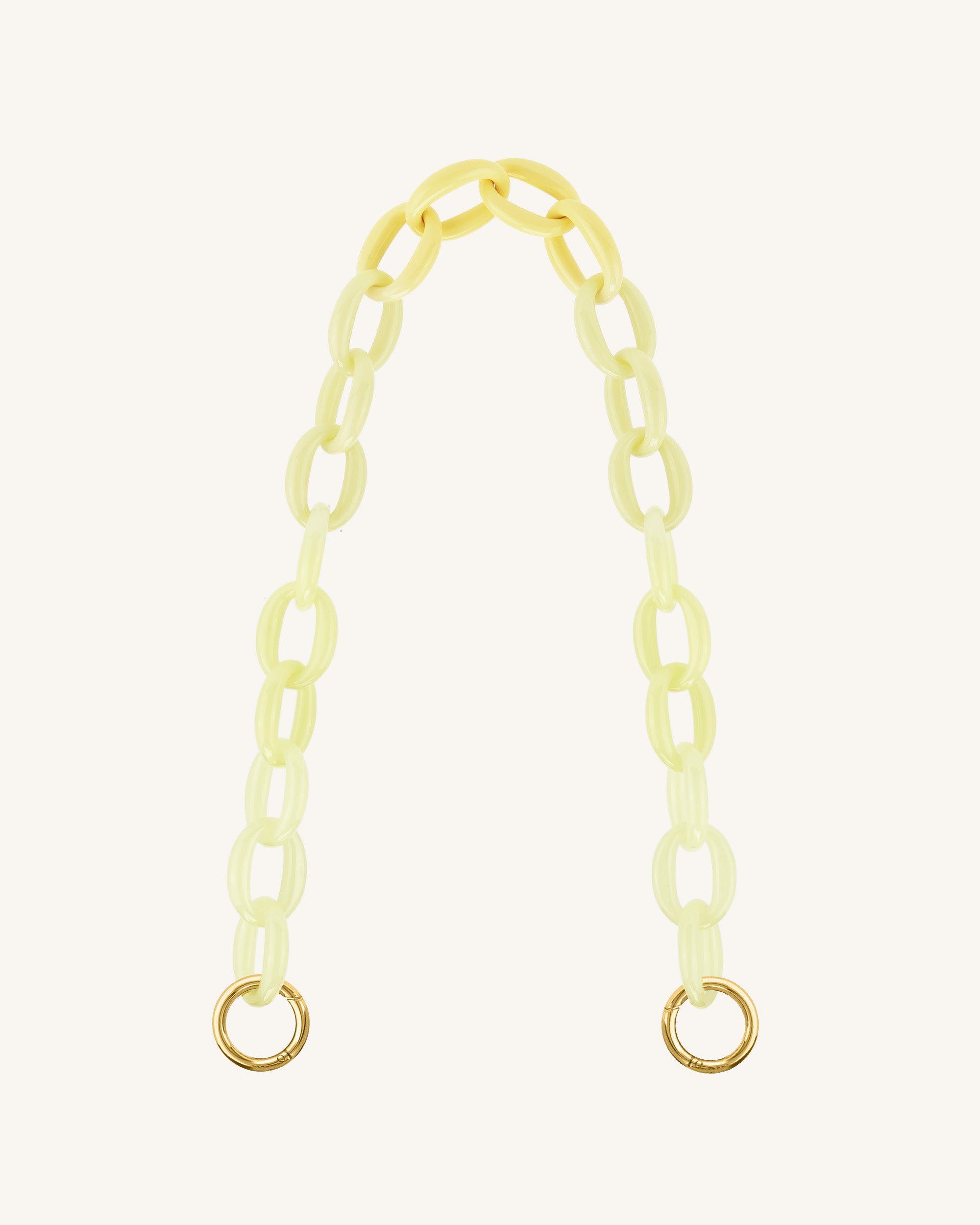 Mya Gradient Acrylic Chain Strap - Yellow