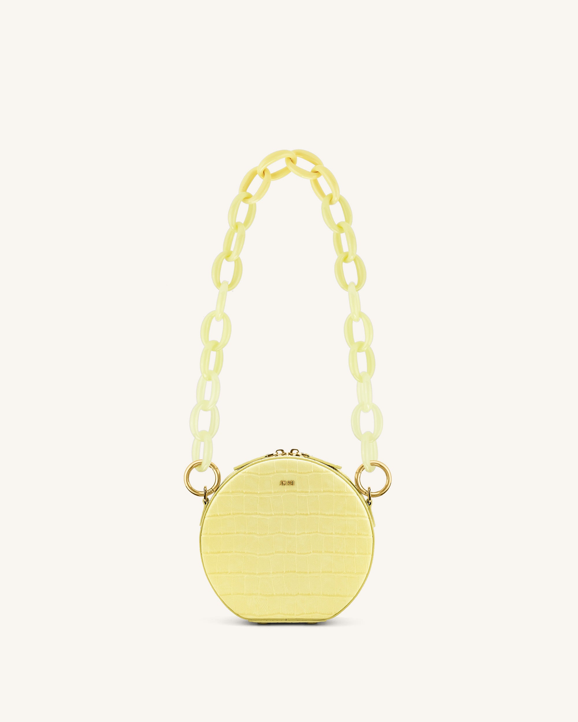 Mya Gradient Acrylic Chain Strap - Yellow