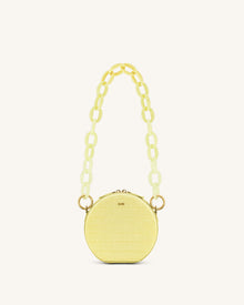 Mya Gradient Acrylic Chain Strap - Yellow