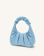 Gabbi Ruched Hobo Handbag -Ice