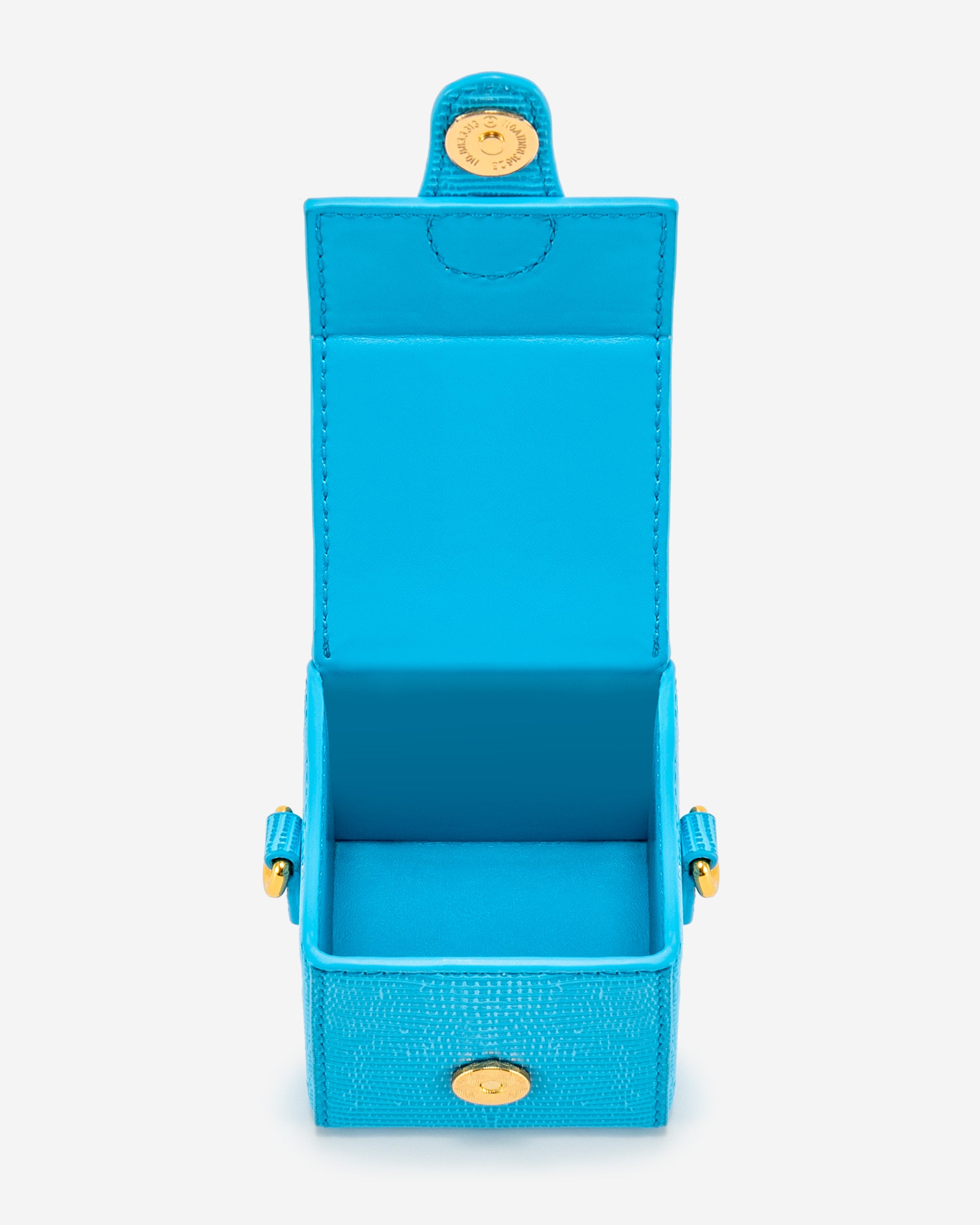 Square Mini Box - Lake Blue Lizard