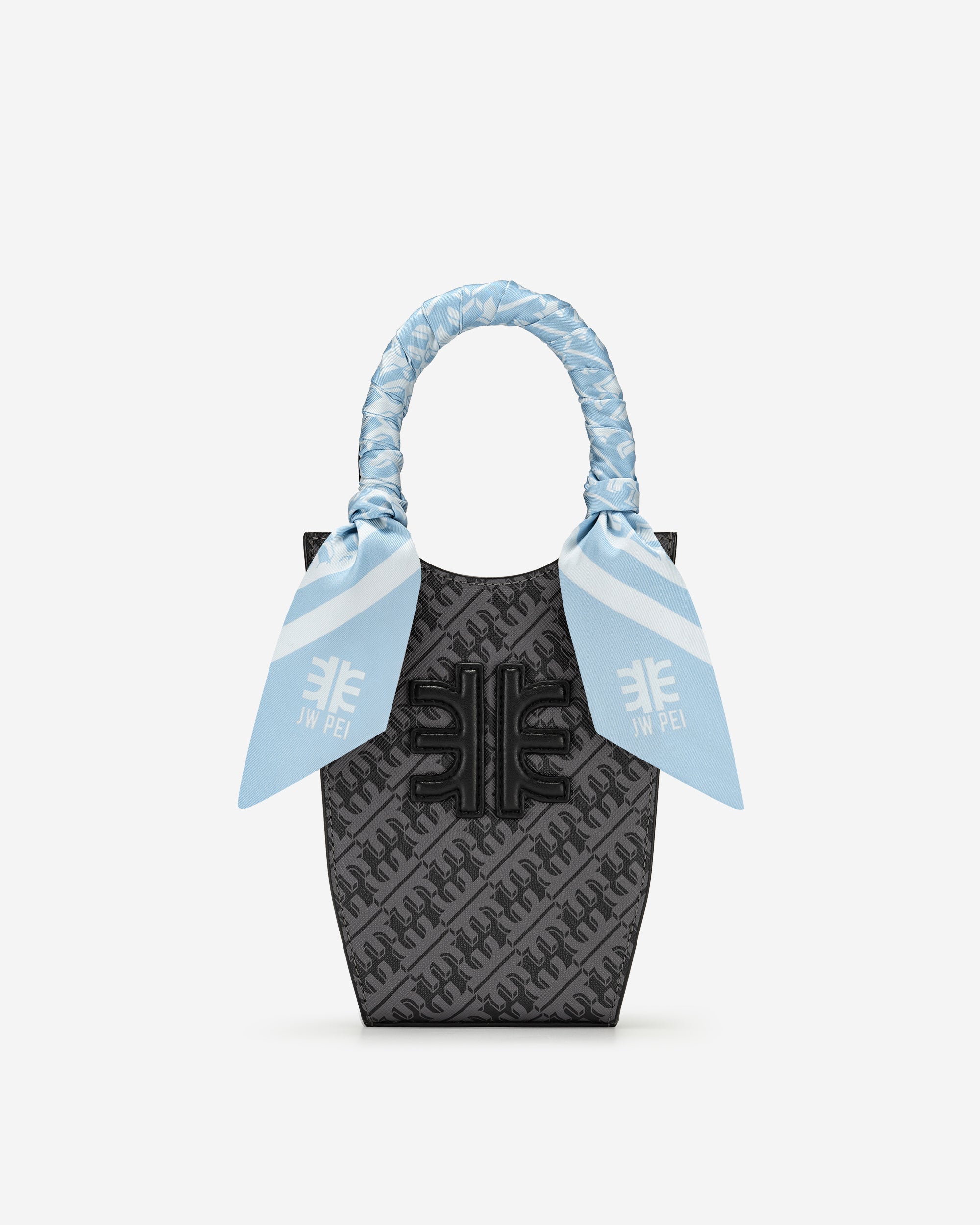 FEI Faux Silk Twill Scarf - Light Blue