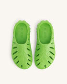 Tara Leaf Platform Clog - Neon Green