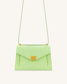 Lilian Bag - Lime Green Lizard