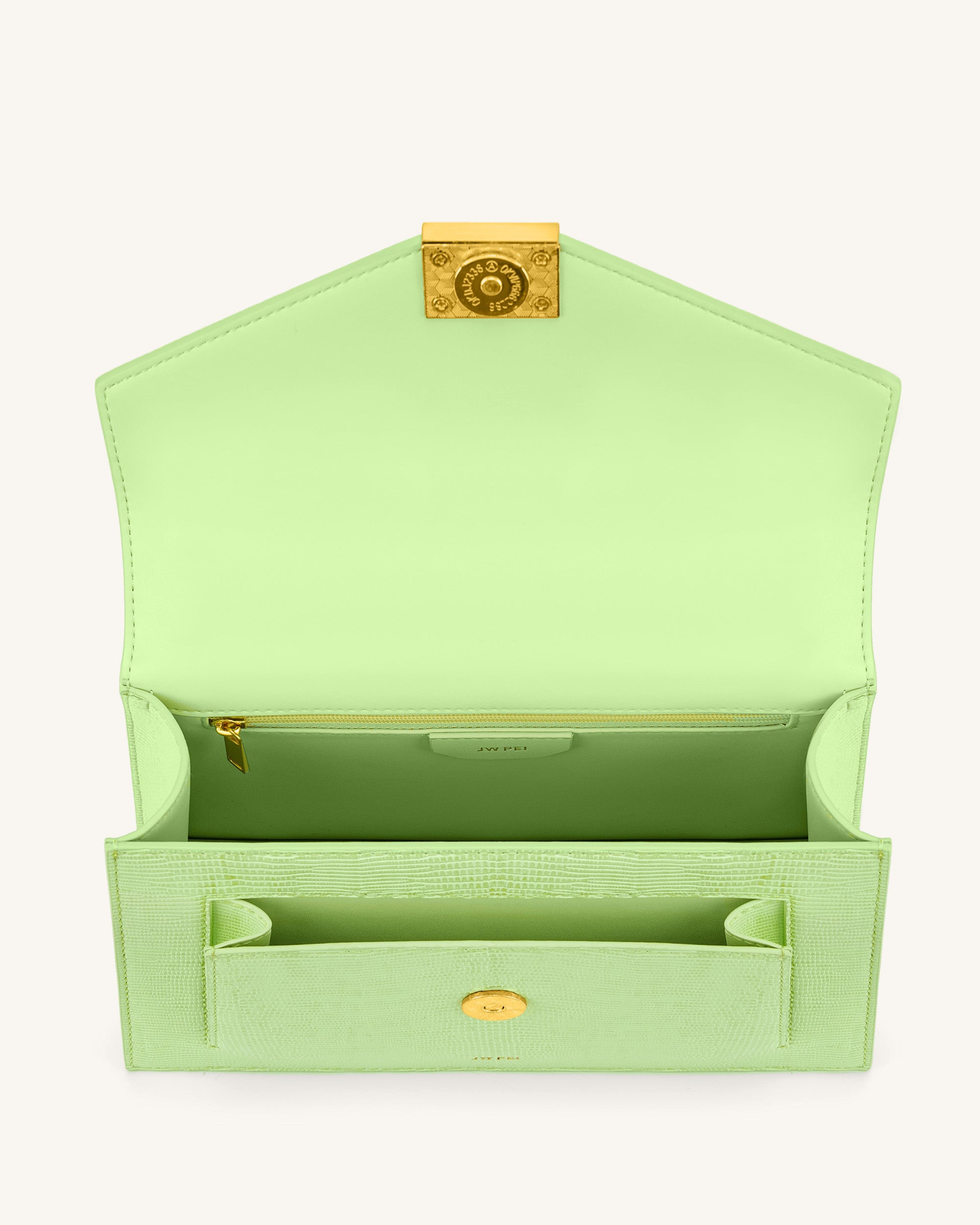 Lilian Bag - Lime Green Lizard