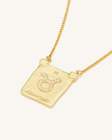 Zodiac Pendant Necklace - 18ct Gold Plated