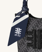 FEI Faux Silk Twill Scarf - Navy